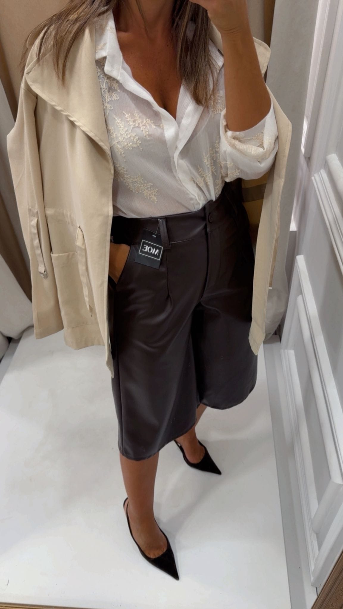 PARKA LIGERA DORA BEIGE - Imagen 5