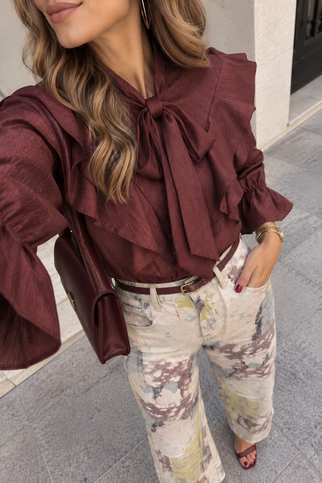 CAMISA SARA BERENJENA - Imagen 3