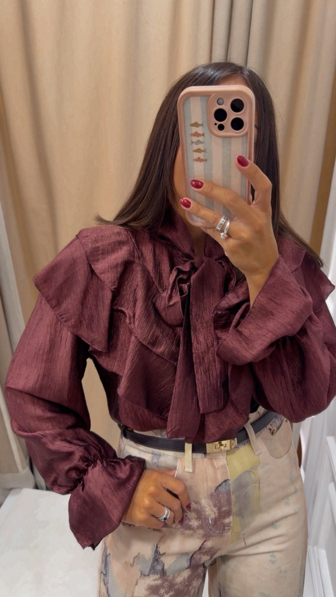 CAMISA SARA BERENJENA - Imagen 5