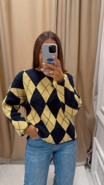 JERSEY ROMBO AMARILLO
