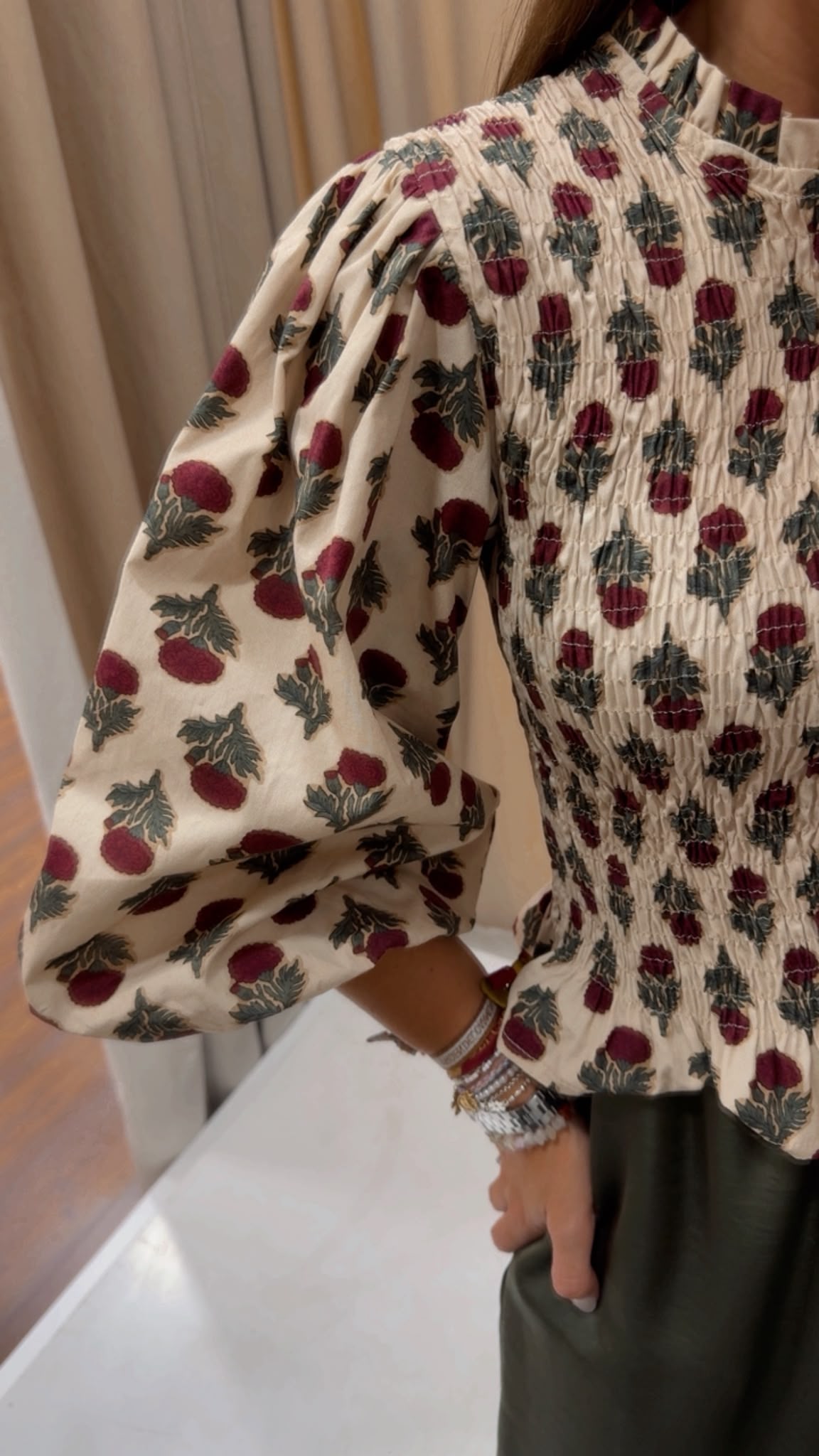 BLUSA RAFI BEIGE - Imagen 3