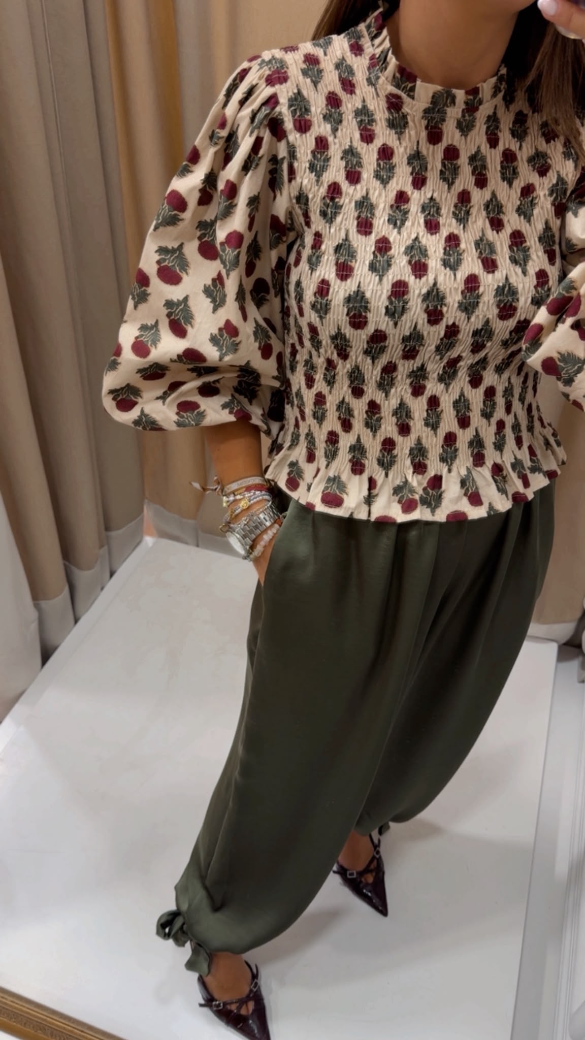 BLUSA RAFI BEIGE - Imagen 2